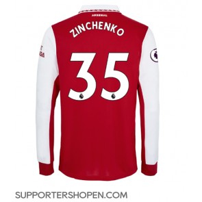 Arsenal Oleksandr Zinchenko #35 Hemma Matchtröja 2022-23 Långärmad